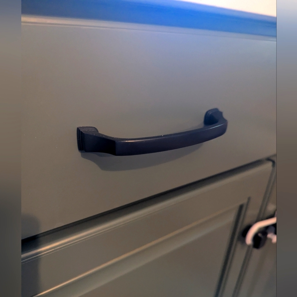 High End Matte Black Cabinet Pulls CKP Brand #2835 Homestead Collection 5 in.